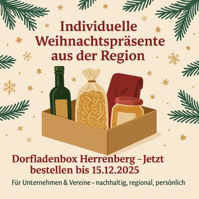 Herrenberger Dorfladenbox bietet individuelle Weihnachtspräsente